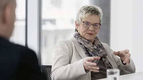 Regula Baur-Wechsler im Gespräch